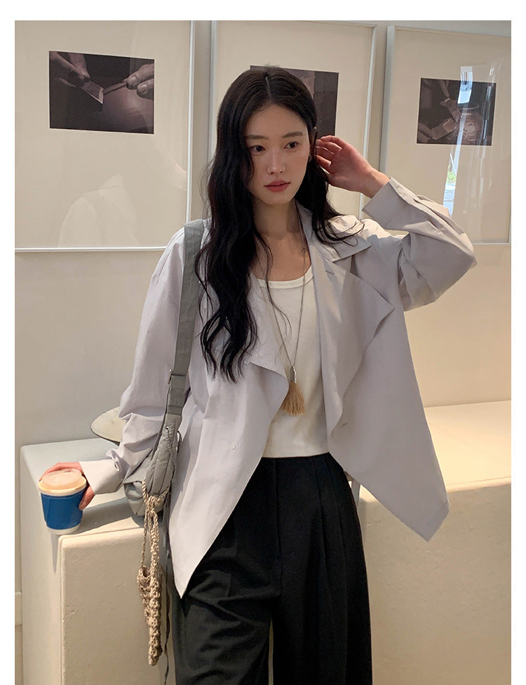 Stylish Lapel Lightweight Jacket