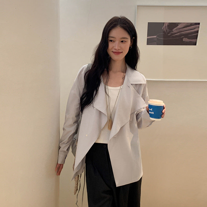 Stylish Lapel Lightweight Jacket