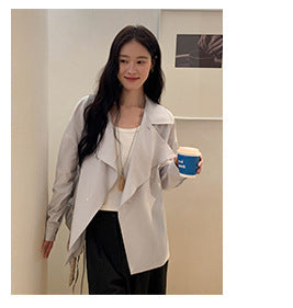 Stylish Lapel Lightweight Jacket