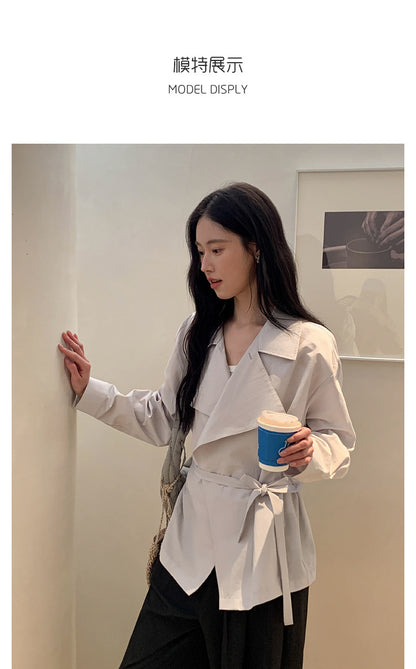 Stylish Lapel Lightweight Jacket