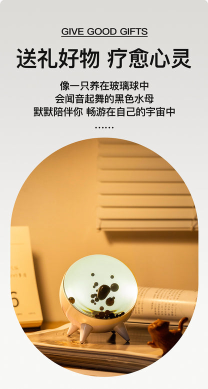 充电款圆球磁流体节奏灯